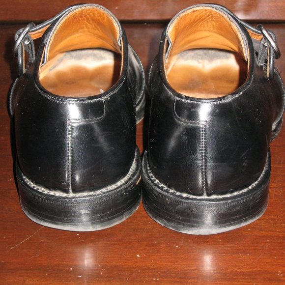 Allen Edmonds CONCORD Sz 7.5 3E Black Monk Strap main image 6